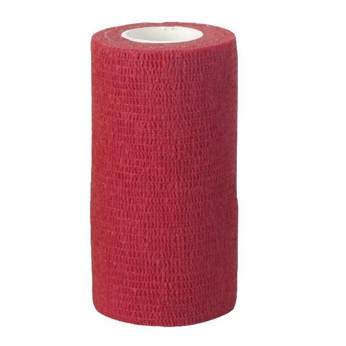 Kerbl Kırmızı Yapışkanlı Bandaj 10 cm x 4.5 m