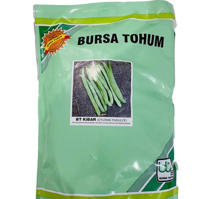 Bt Kibar (Oturak Fasulye) Fasulye Tohumu