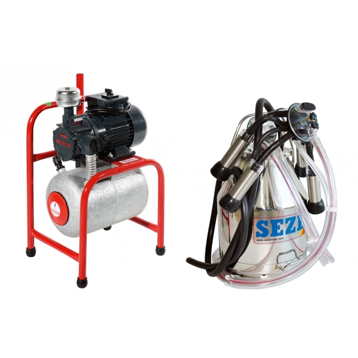 Sspls-1 Tek Pulsatörlü,Tek Sağım Başlığı,30 Lt.Tek